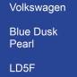 Preview: Volkswagen, Blue Dusk Pearl, LD5F.